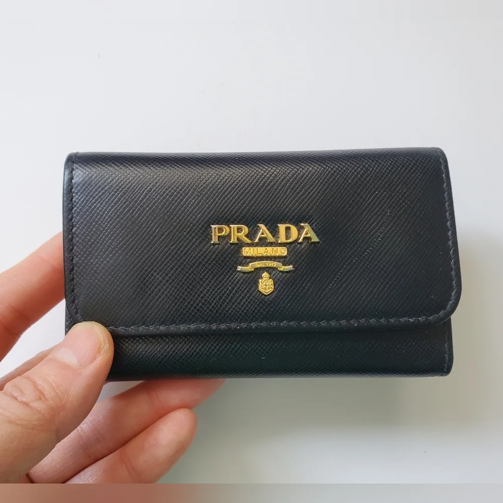 Prada Women's Saffiano Leather Key Holder - Picture 3 of 13